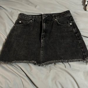 Top shop jean mini skirt